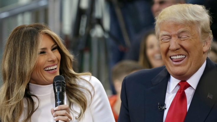 Donald Trump machte sich über Melania lustig.