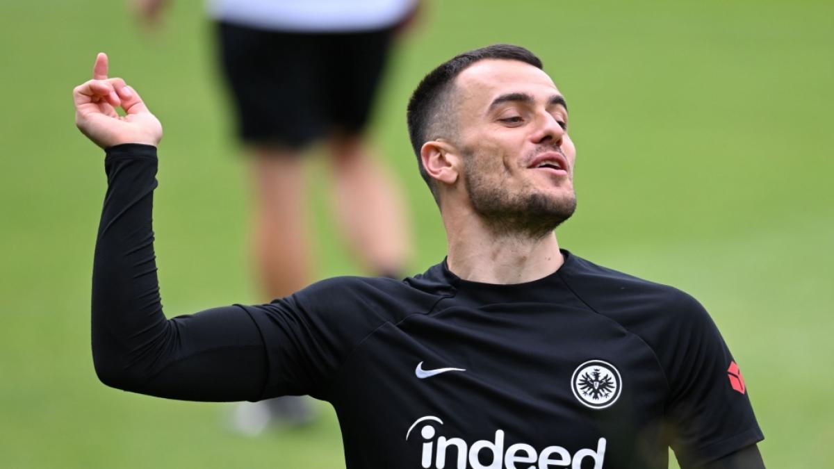 Frankfurt-Kicker Filip Kovic soll angeblich zu Juventus Turin wechseln. (Foto)