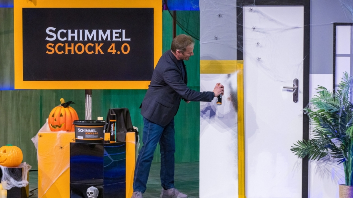 Schimmelschock-Gr&uuml;nder Peter Richter in der Vox-Show "Die H&ouml;hle der L&ouml;wen" (Foto)