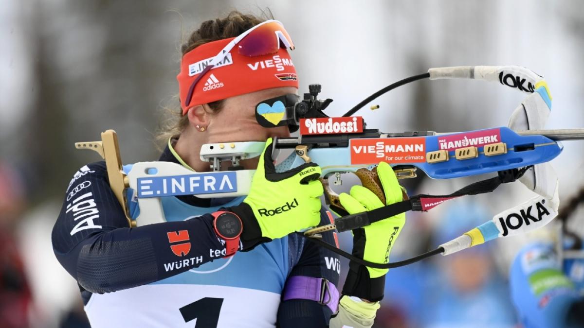 F&uuml;r die internationale Biathlon-Elite - hier Denise Herrmann aus dem deutschen Team - beginnt die neue Weltcup-Saison Ende November 2022 im finnischen Kontiolahti. (Foto)