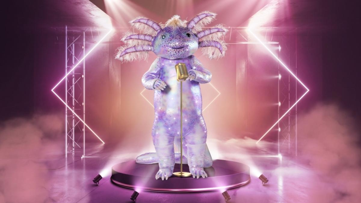 Aus dem Aquarium auf die Showb&uuml;hne: Das Axolotl ist eine von zehn Masken in der f&uuml;nften Staffel von "The Masked Singer" bei Pro Sieben. (Foto)