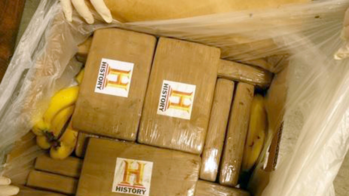 In Valluhn, Mecklenburg-Vorpommern wurden hunderte Kilo Kokain in Obstkisten entdeckt. (Foto)