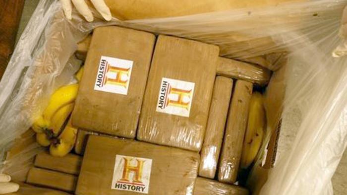 In Valluhn, Mecklenburg-Vorpommern wurden hunderte Kilo Kokain in Obstkisten entdeckt.