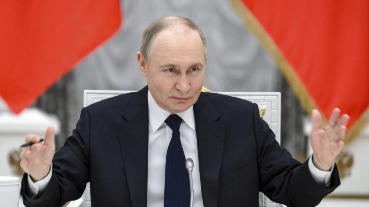 Wladimir Putin h&auml;lt angeblich weiterhin an seinem Kriegsziel fest: die Kapitulation der Ukraine. (Foto)