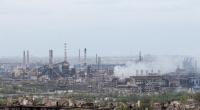 Russische Soldaten sollen Phosphorbomben über dem Asow-Stahlwerk in Mariupol abgeworfen haben.