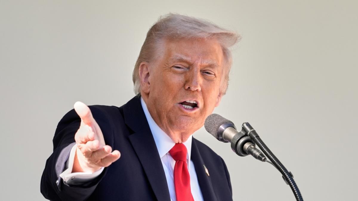Donald Trump legte sich erneut mit einem Parteikollegen an. (Foto)