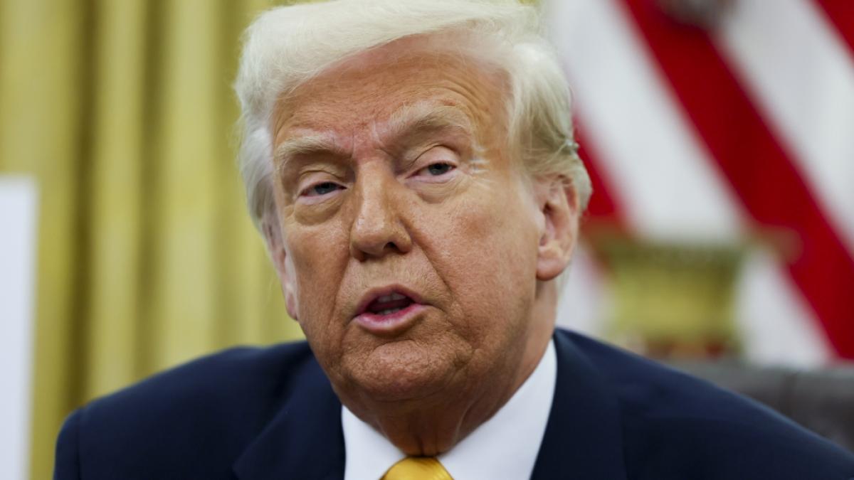 Donald Trump brachte mit seinen Pl&auml;nen f&uuml;r Gaza ein pro-pal&auml;stinensiches Netzwerk gegen sich auf. Sein Golfresort im S&uuml;dwesten Schottlands wurde Ziel eines Angriffs. (Foto)