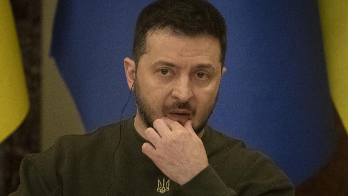 Elf Monate nach Beginn des Ukraine-Krieges begeht Wolodymyr Selenskyj seinen 45. Geburtstag - seine Ehefrau Olena hat f&uuml;r den Pr&auml;sidenten nur einen Wunsch f&uuml;r's neue Lebensjahr. (Foto)