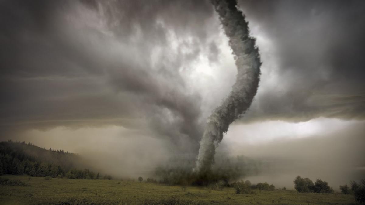 Ein gewaltiger Tornado h&auml;tte in Deutschland fatale Folgen. (Foto)