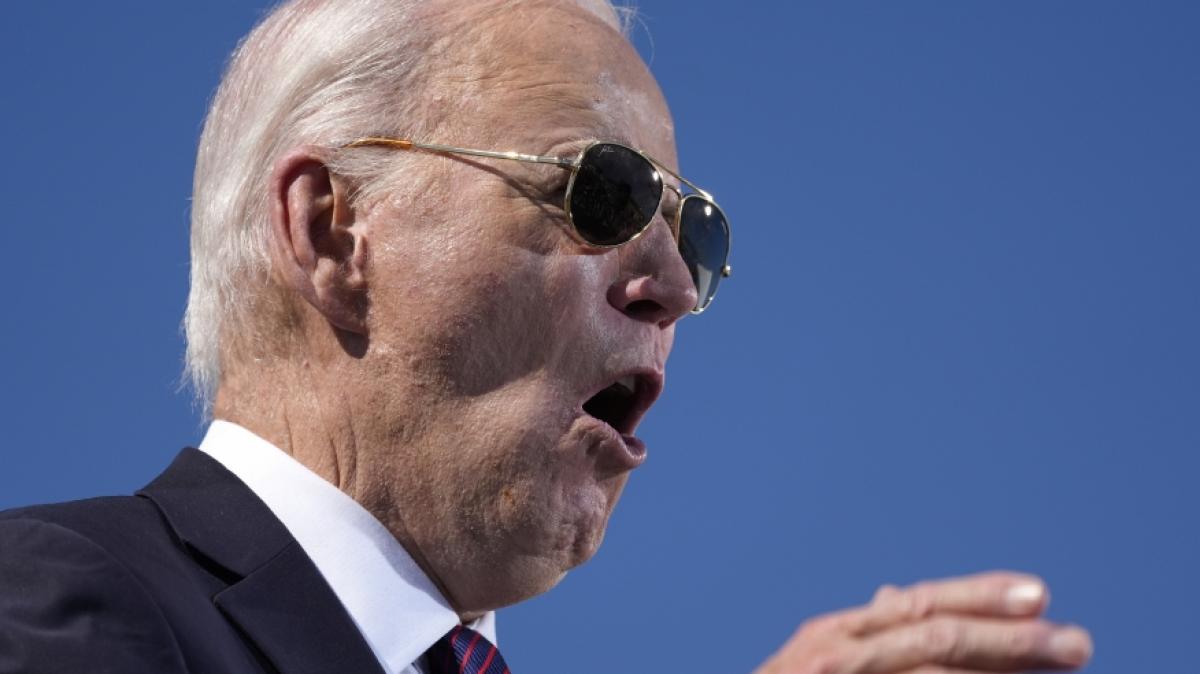 Joe Biden stolperte zumindest kurz &uuml;ber einen Namen. (Foto)
