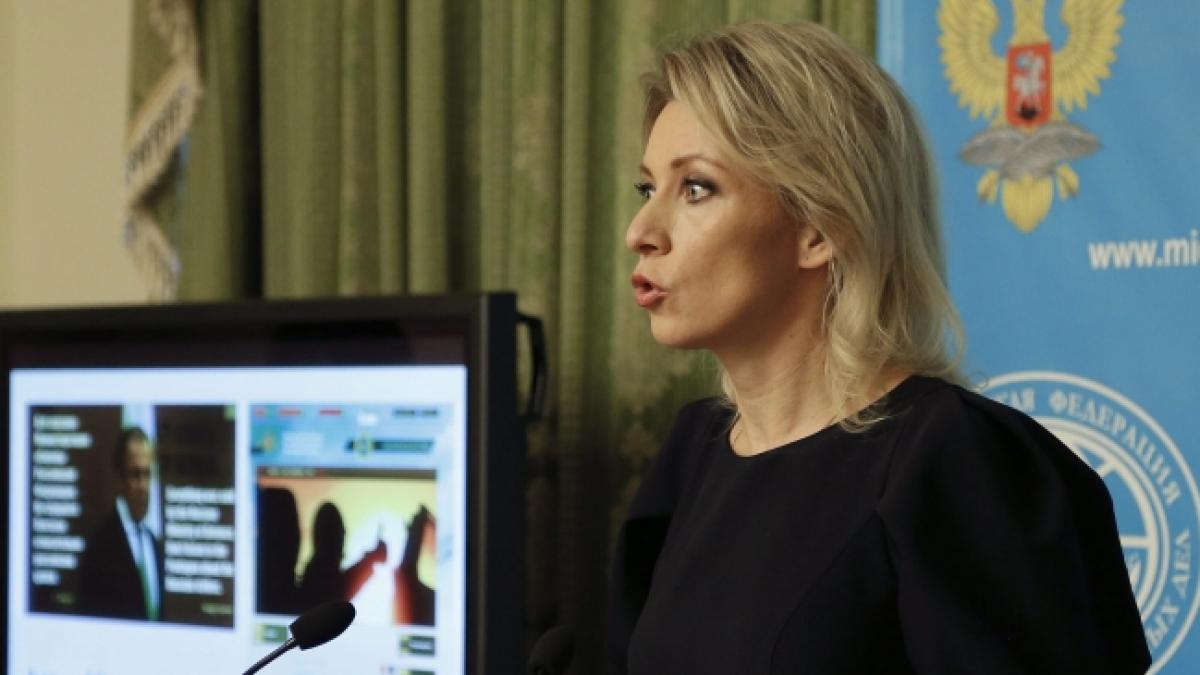 Au&szlig;enamtssprecherin Maria Sacharowa drohte dem Westen unverhohlen. (Foto)
