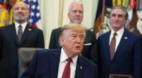Donald Trump droht dem Iran bei einem Pressetermin im Weißen Haus mit militärischer Zerstörung, stellt aber auch eine Einigung in Aussicht.