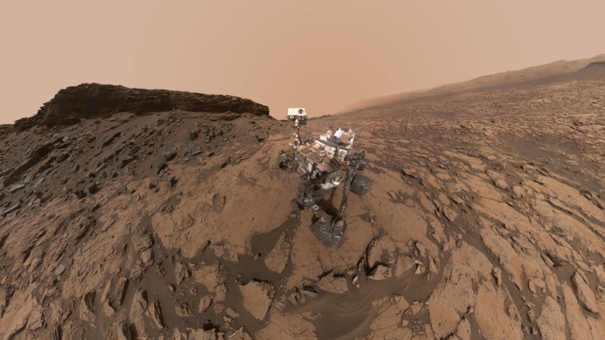 Der Mars-Rover Curiosity hat spektakul&auml;re Aufnahmen gemacht. (Foto)