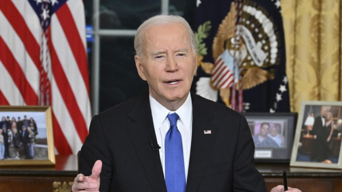 Joe Biden warnte in seiner Abschiedsrede vor den Gefahren einer Oligarchie in Amerika. (Foto)