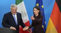 Außenministerin Annalena Baerbock und ihr italienischer Amtskollege Antonio Tajani streiten sich wegen Deutschlands Finanzierung privater Seenotretter.