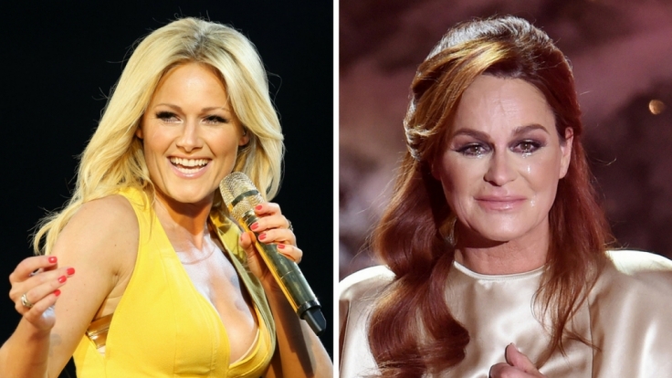 Gegen Kerstin Ott gingen Helene Fischer (l.) und Andrea Berg (r.) 2016 baden.