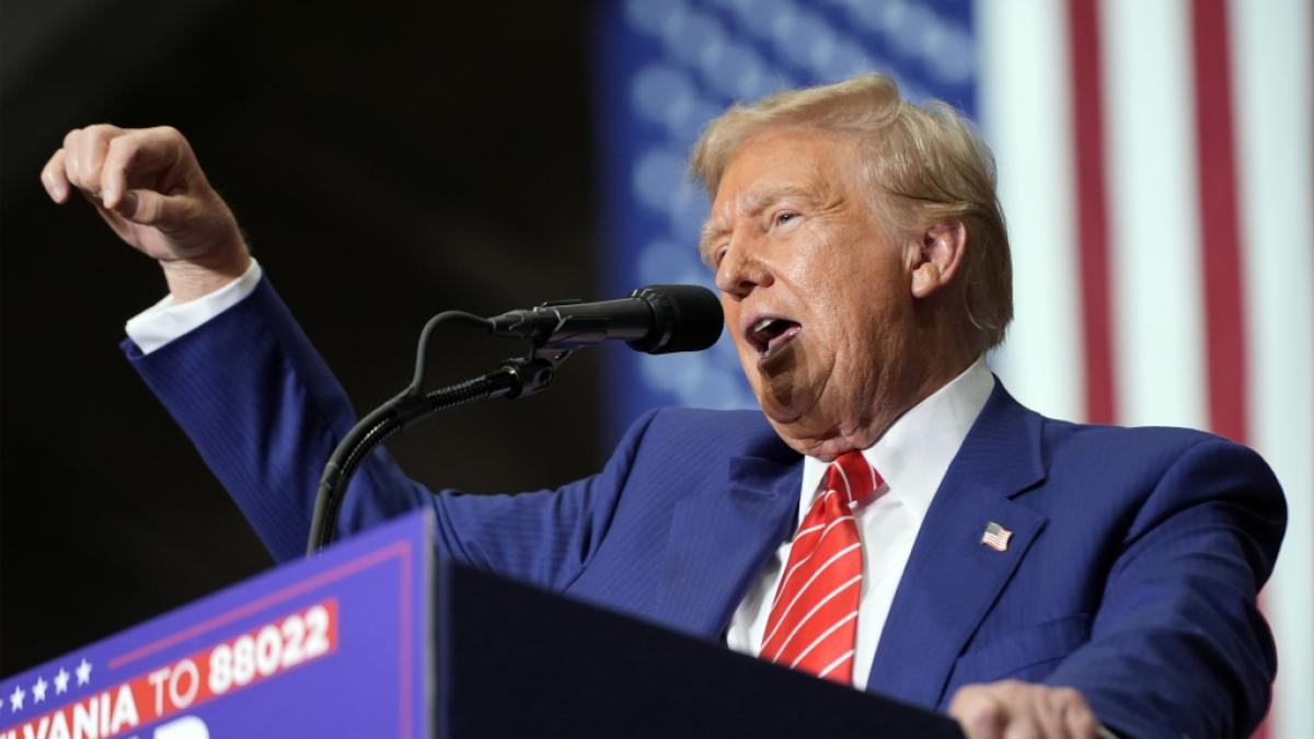 Donald Trump will die US-Wahl gewinnen. Helfen soll ihm dabei Sohn Barron. (Foto)