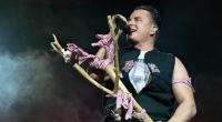 Volks Rock 'n' Roller Andreas Gabalier bei einem Live-Konzert.