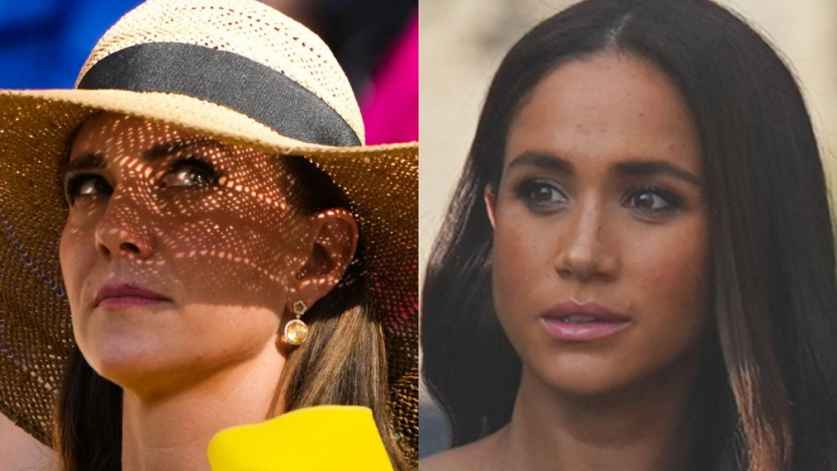 Dass Prinzessin Kate schlechte Laune hat, soll ma&szlig;geblich an ihrer Schw&auml;gerin Meghan Markle liegen. (Foto)