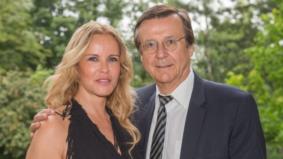 Seit &uuml;ber 18 Jahren gl&uuml;cklich: Katja Burkard und Mann Hans Mahr. (Foto)