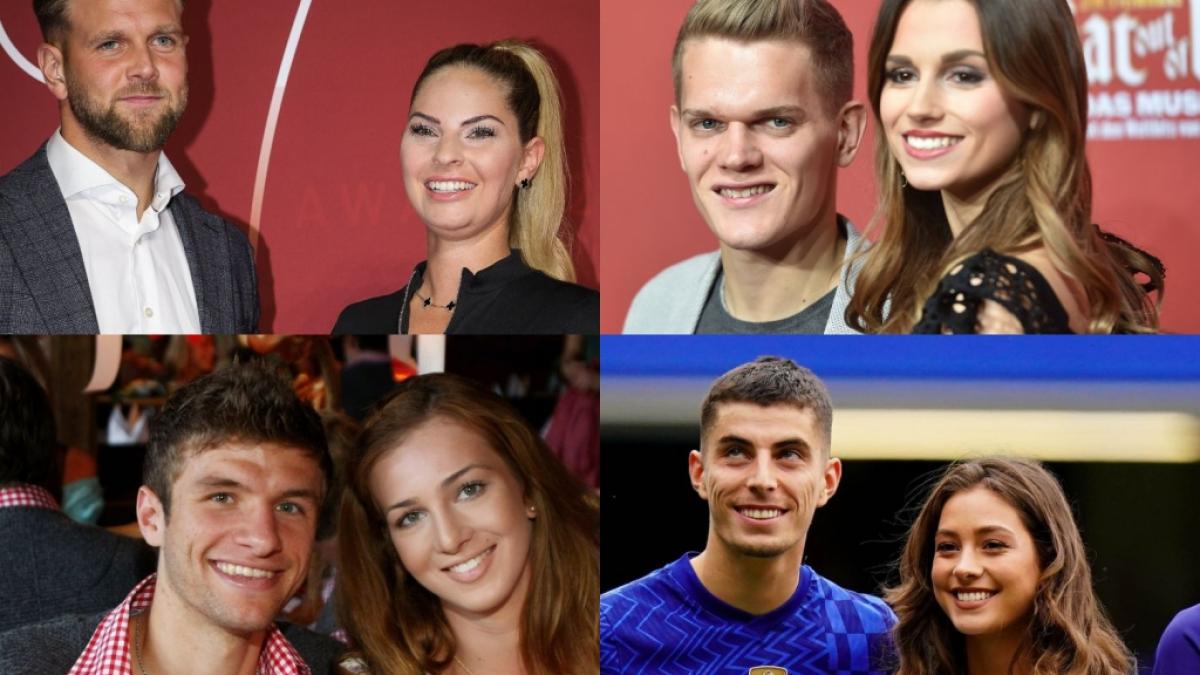 Bei Niclas F&uuml;llkrug, Matthias Ginter, Thomas M&uuml;ller und Kai Havertz hat Amor voll ins Schwarze getroffen: Die deutschen Nationalspieler sind bis &uuml;ber beide Ohren in ihre Frauen verliebt. (Foto)