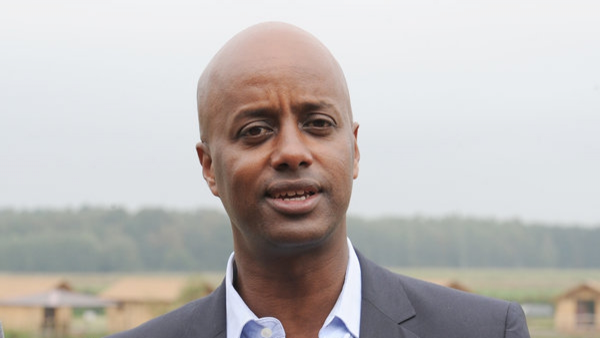 Moderator Yared Dibaba stammt aus &Auml;thiopien. (Foto)