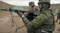 Russische Rekruten trainieren für ihren Einsatz im Ukraine-Krieg.