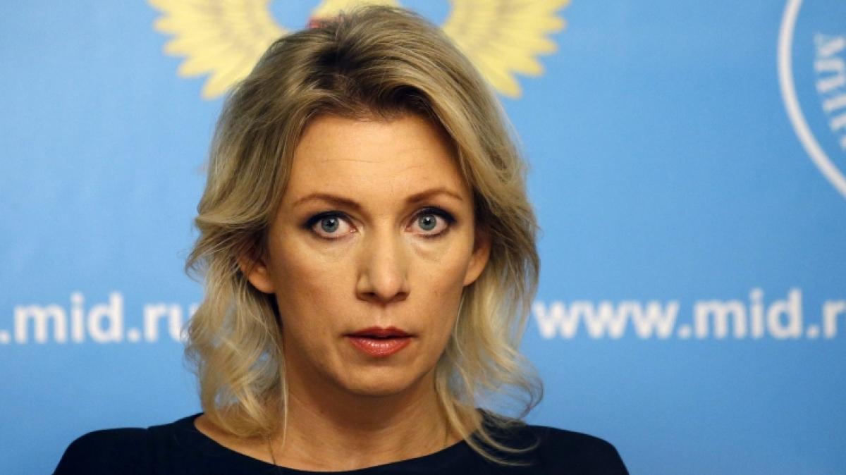 Maria Sacharowa w&uuml;tete wegen des Ausschlusses von Wladimir Putin. (Foto)