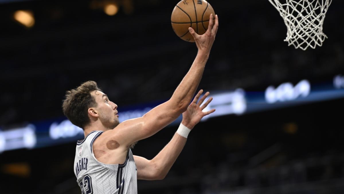 Franz Wagner von den Orlando Magic legt einen Korb, am 10.02.2025. (Symbolbild) (Foto)