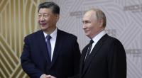 Auf seinen chinesischen Partner musste Wladimir Putin (rechts) zunächst warten.
