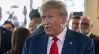 Nach seinem Gerichtstermin in Florida zog Donald Trump in einer Wut-Rede vom Leder und warf mit Kraftausdrücken gegen seine Ankläger und US-Präsident Biden um sich.