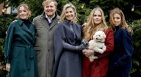 Der niederländische König Willem-Alexander und seine Ehefrau Königin Máxima sorgen sich um ihre älteste Tochter Prinzessin Amalia (2.v.r.): Die Kronprinzessin muss operiert werden.