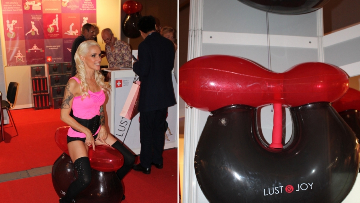 Was aus der Ferne wie ein Yoga-Ball wirkte, barg ein "kleines" Geheimnis. (Foto)