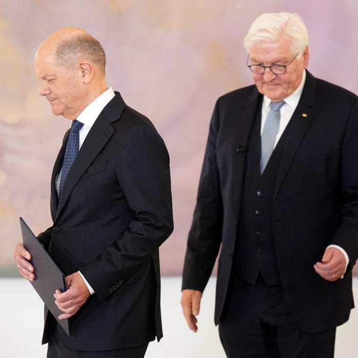 So verfolgen Sie den Abschied vom SPD-Kanzler im TV und Stream