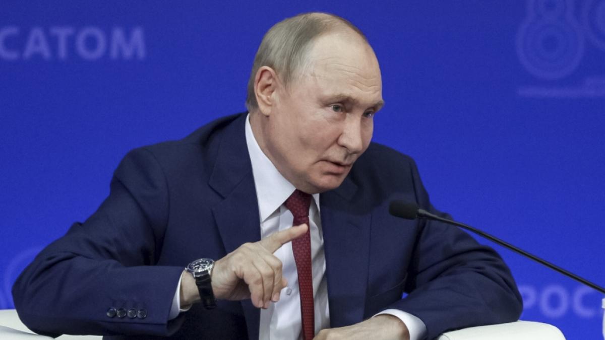 Wladimir Putin: Kreml will mit Propaganda Unruhe in Kiew stiften. (Foto)