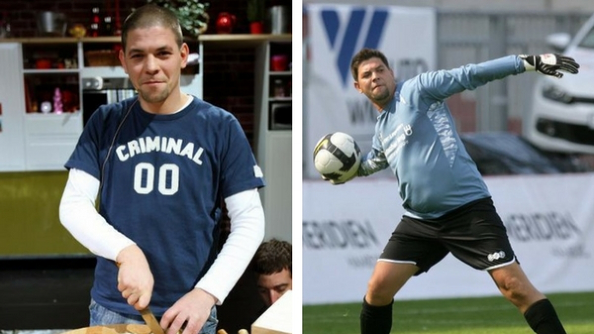 Tim M&auml;lzer im Jahr 2005 (links) und drei Jahre sp&auml;ter 2008 (rechts). (Foto)