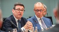 Andy Burnham, britischer Premierminister, und Bundeskanzler Friedrich Merz