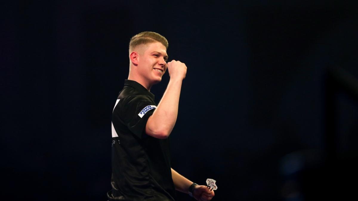Nico Kurz darf bei der Darts-WM 2021 zeigen, was in ihm steckt. (Foto)