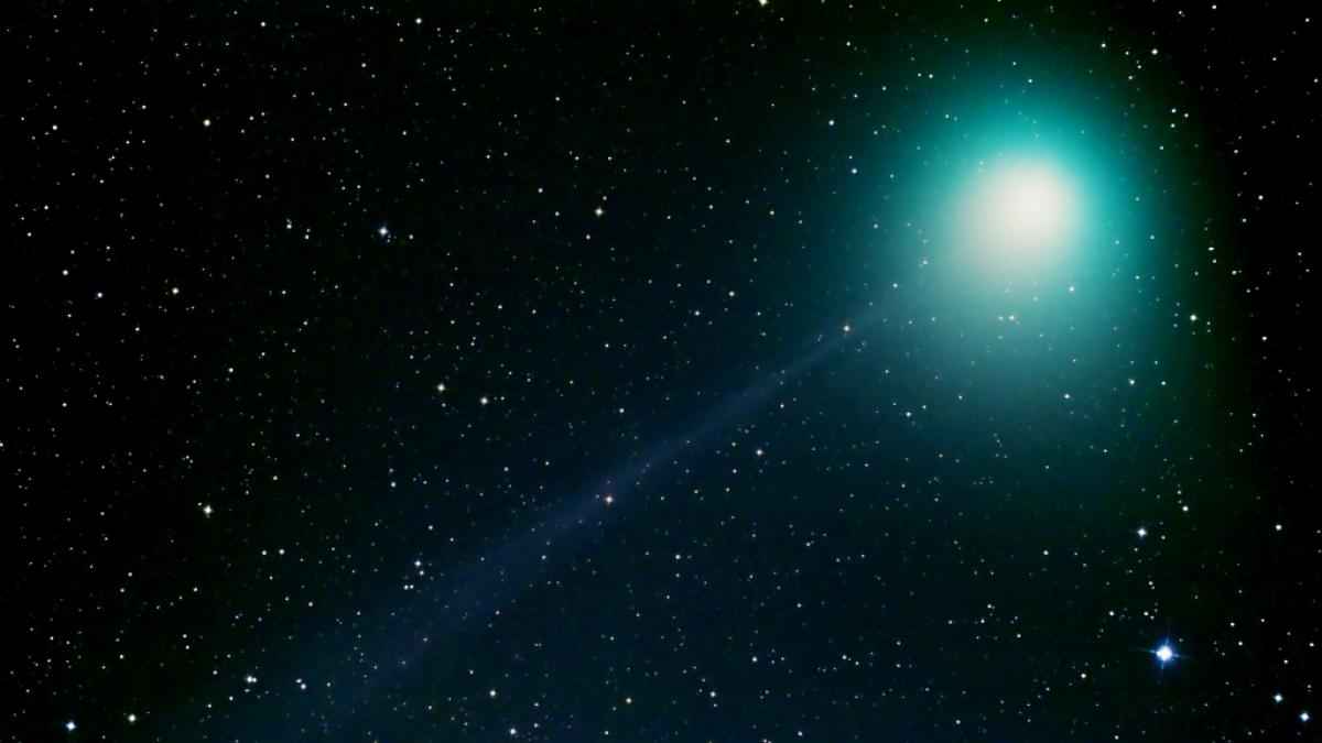 Der Komet&nbsp;C/2019 YA4 ATLAS soll im April und Mai am Himmel leuchten. (Foto)