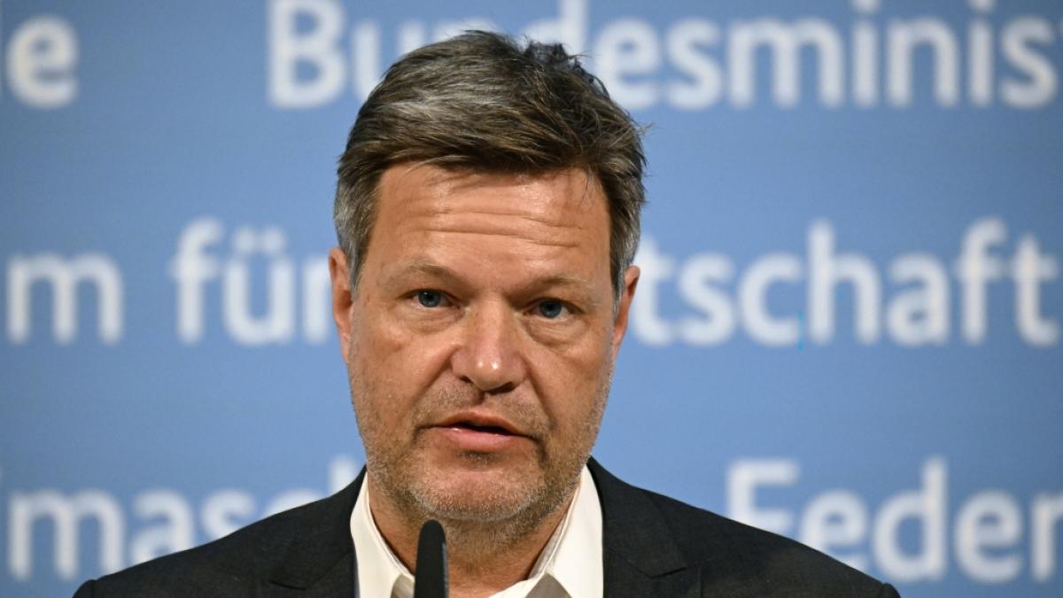 Robert Habeck lehnt ein sofortiges Energie-Embargo gegen Russland bislang ab. (Foto)