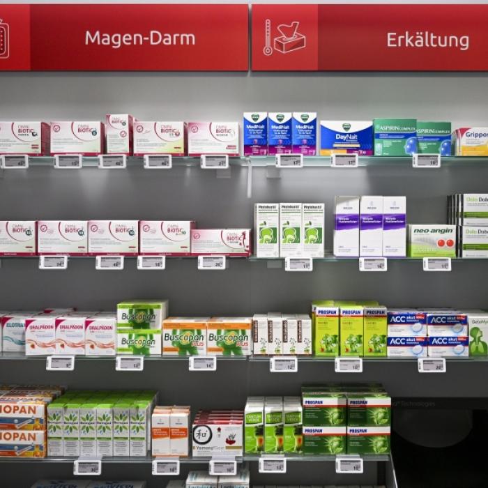 Medikamente in der Nordring Apotheke in Prenzlauer Berg. (Symbolbild)