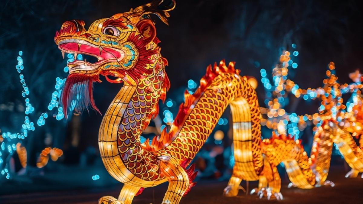 Wenn in China farbenfrohe Drachen auf den Stra&szlig;en tanzen, kann das nur bedeuten, dass ein neues Jahr beginnt. (Foto)