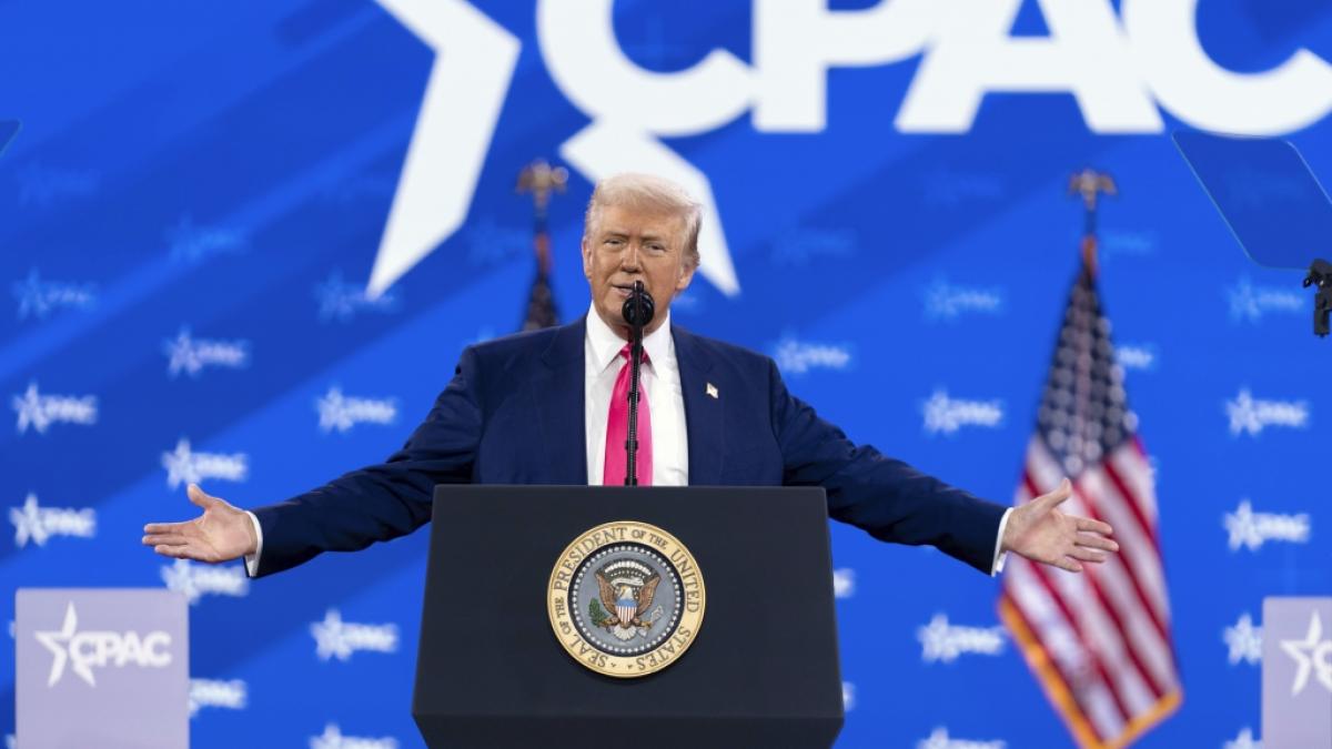 Mit seiner Rede bei der rechtskonservativen CPAC-Konferenz sorgte Donald Trump bei seinen Anh&auml;ngern f&uuml;r Massenhysterie. (Foto)