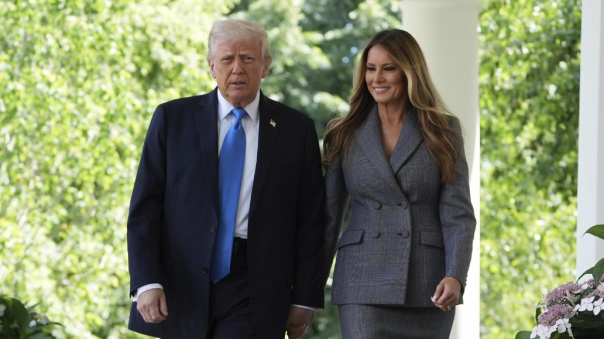 Nach dem Telefonat mit Wladimir Putin enth&uuml;llte Donald Trump einen bizarren Melania-Spruch des Kremlchefs. (Foto)