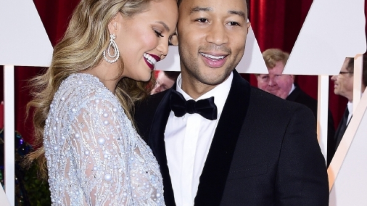 Verliebt: Model Chrissy Teigen und Sänger John Legend.