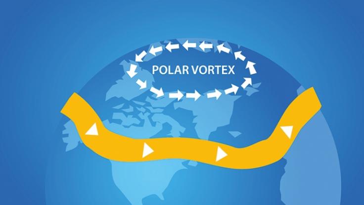 Laut Meteorologen droht der Polarwirbel zusammenzubrechen.
