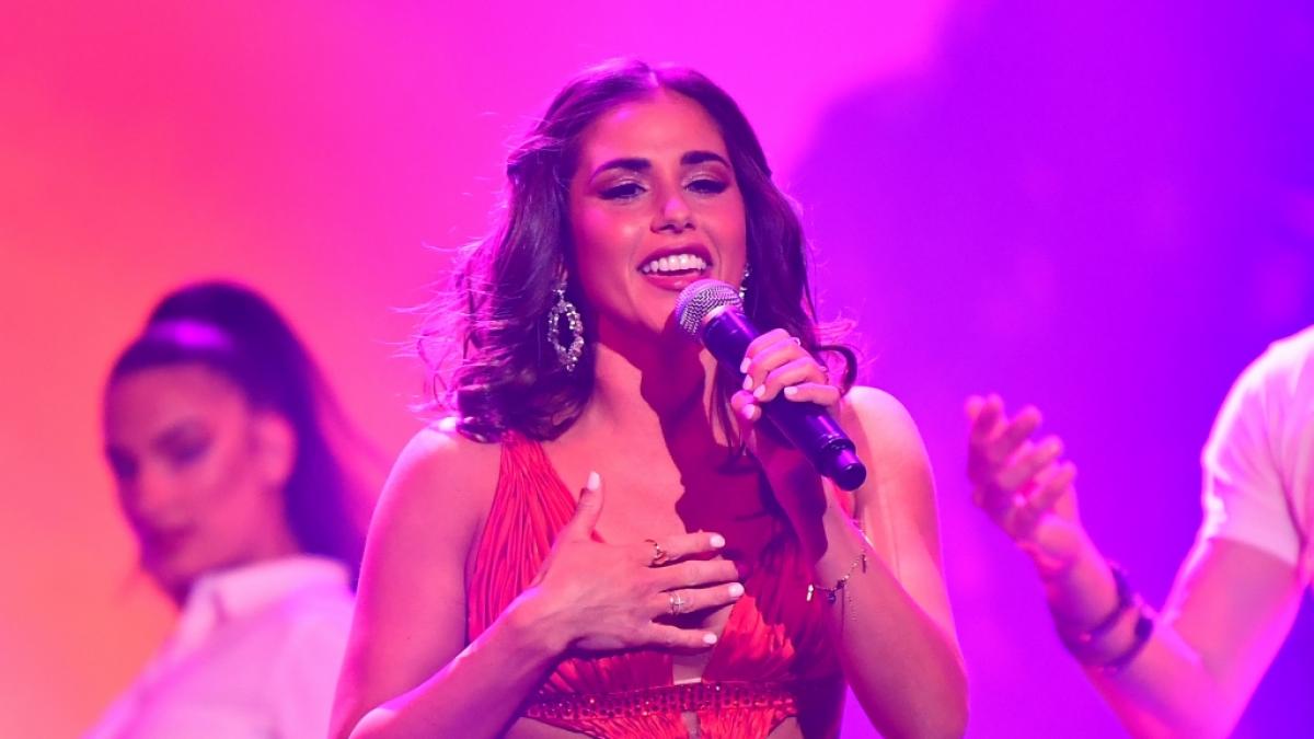 Sarah Lombardi blamierte sich beim "Free ESC" am Samstagabend. (Foto)