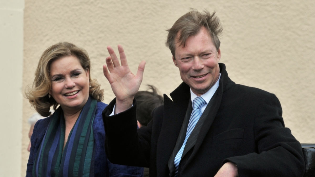 Gro&szlig;herzogin Maria Teresa von Luxemburg, hier mit ihrem Ehemann Gro&szlig;herzog Henri von Luxemburg, hat aus privaten Gr&uuml;nden Termine absagen m&uuml;ssen. (Foto)