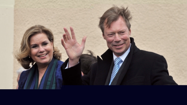 Großherzogin Maria Teresa von Luxemburg, hier mit ihrem Ehemann Großherzog Henri von Luxemburg, hat aus privaten Gründen Termine absagen müssen.