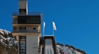 Die Schattenbergschanze in Oberstdorf. Hier geht es hoch...